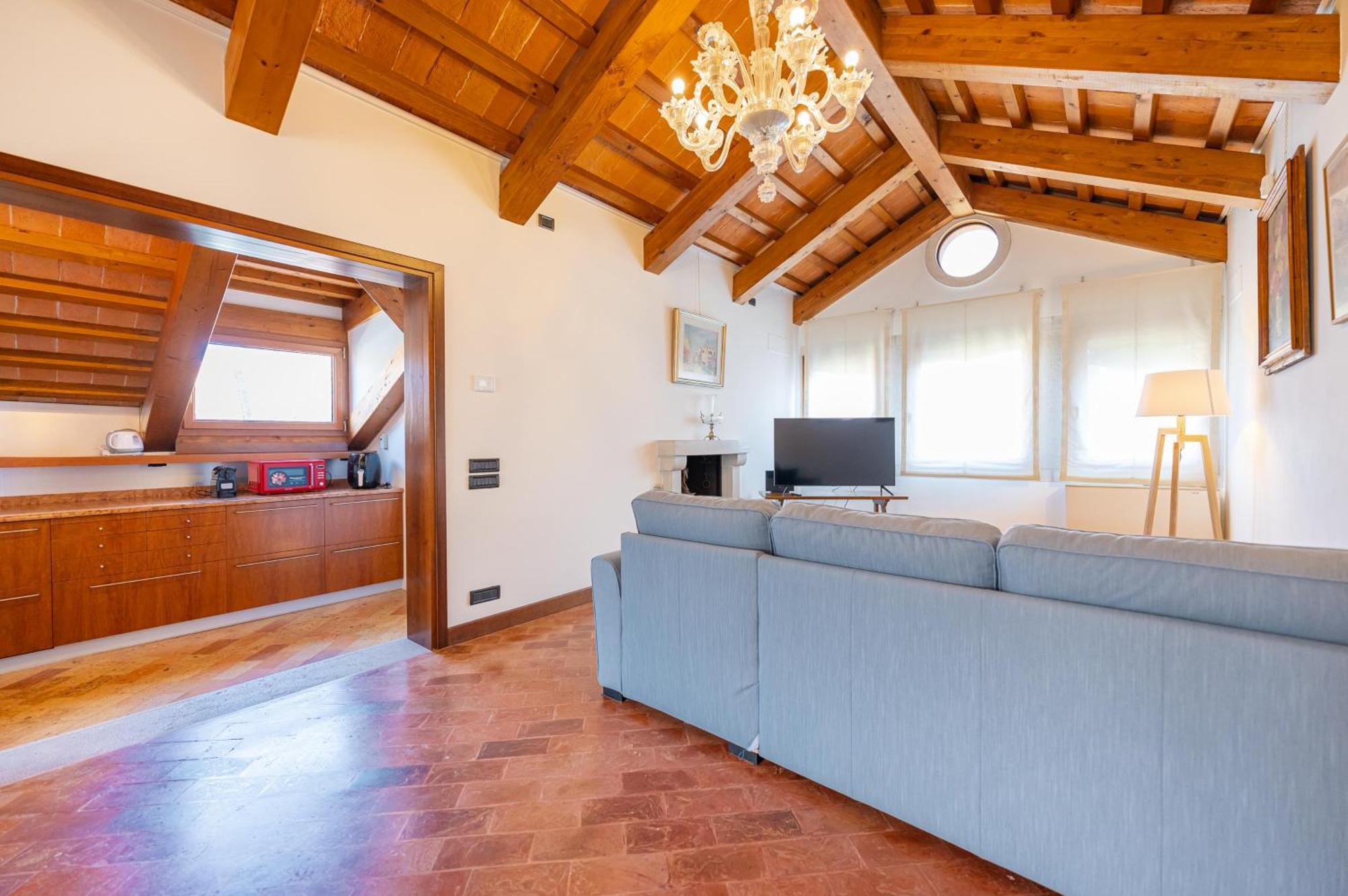 Luxury Penthouse With Terrace Apartment Venesia Bagian luar foto