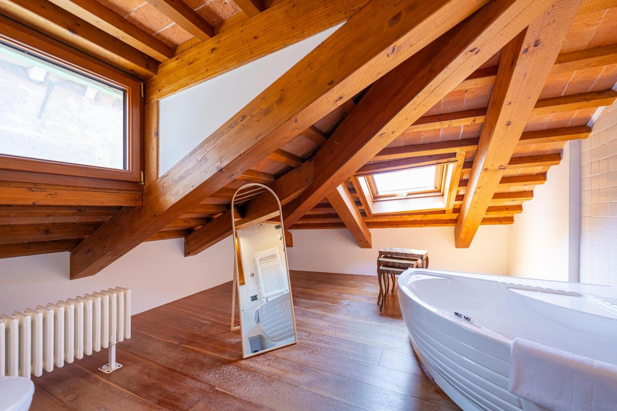 Luxury Penthouse With Terrace Apartment Venesia Bagian luar foto